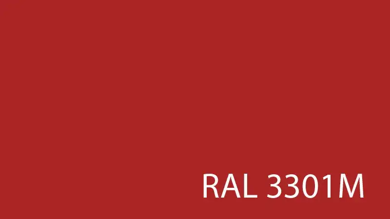 Barva RAL 3301M červená