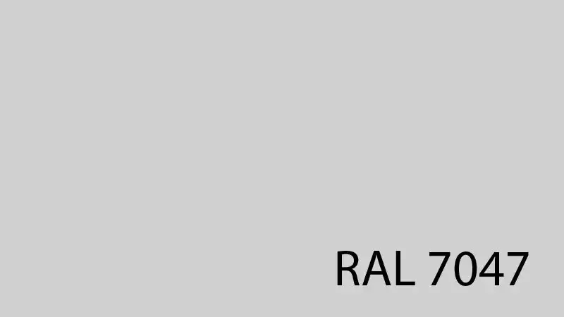 Barva RAL 7047 szary mleczny