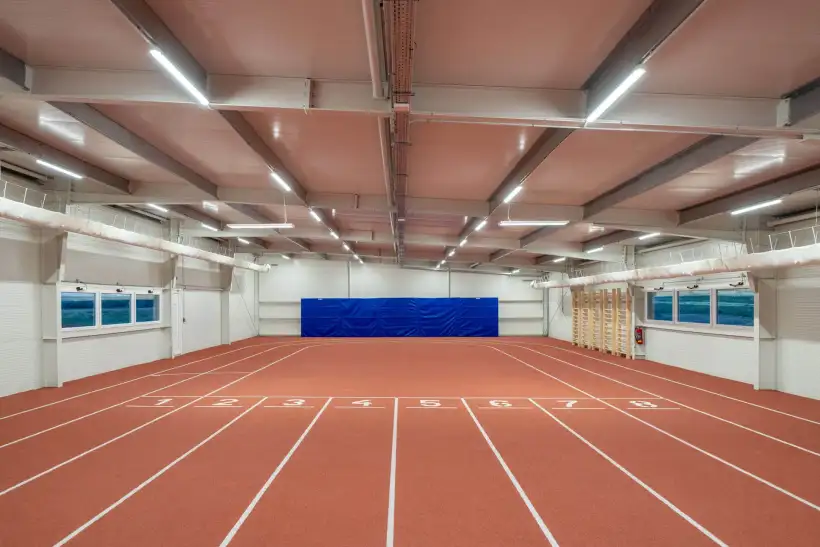 Atletický tunel TJ Spartak Třebíč vnitřní trénink