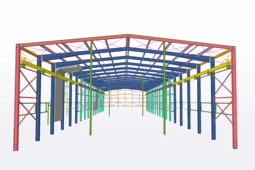 tekla-model-Lužec01