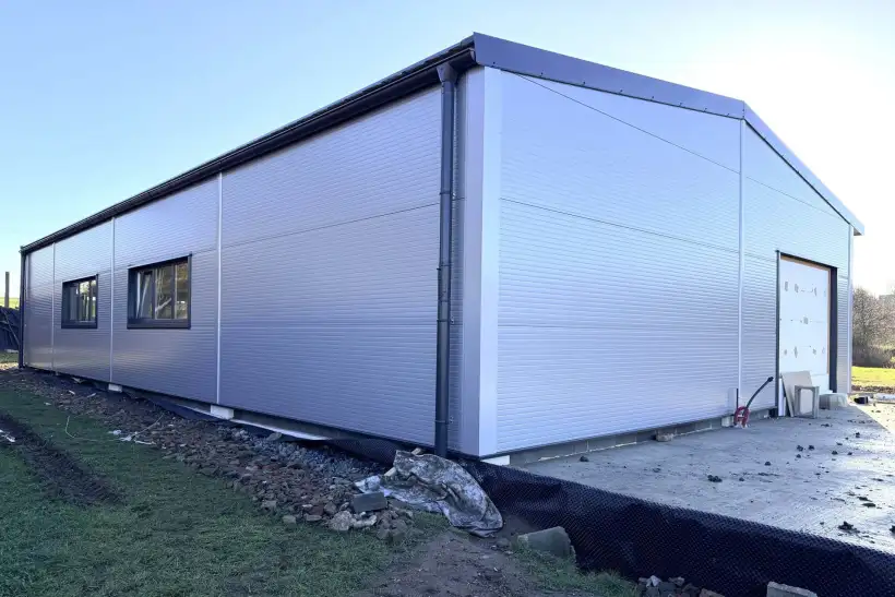 Production hall for a carpentry workshop in Dolní Chvatliny