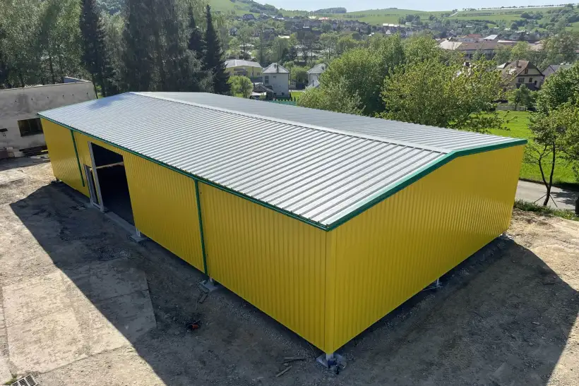 Skladová poľnohospodárska hala v Štítnej nad Vláří