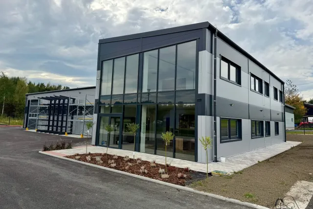 Production-storage and administrative hall in Sedliště in Silesia